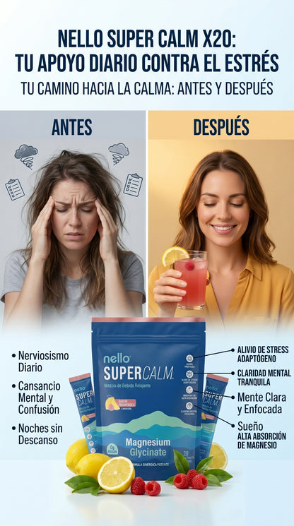 ¿ ESTRES Y KILOS DE MAS? NELLO. SUPER CALM. ¡¡ NUEVA FORMULA ¡¡