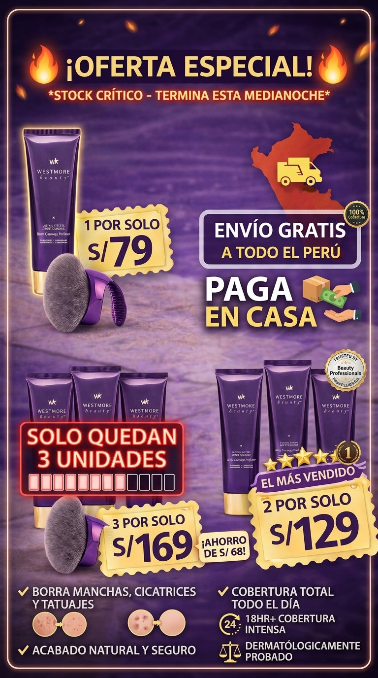 maquillaje corporal de alta cobertura