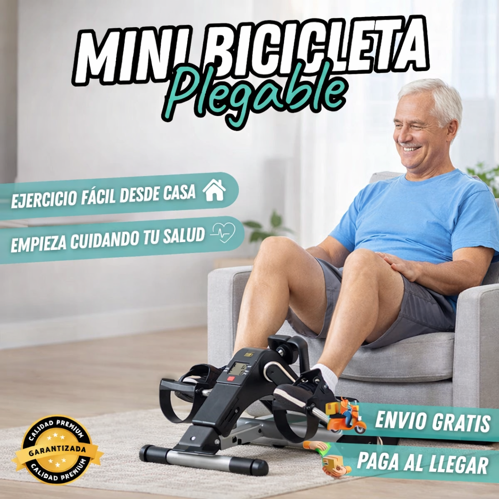 Mini Bicicleta Estática Ejercitador A Pedal Portátil Original
