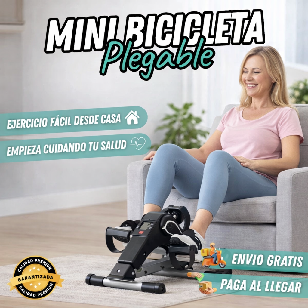 Mini Bicicleta Estática Ejercitador A Pedal Portátil Original