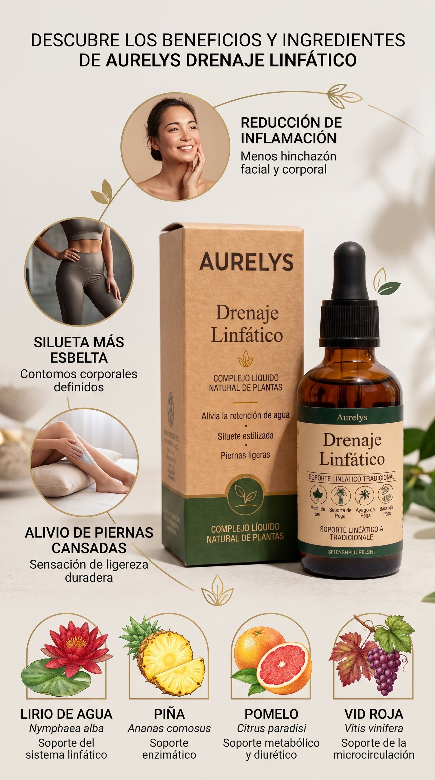 🔥 ¡DILE ADIÓS A LA SENSACIÓN DE HINCHAZÓN! ROSTRO, ABDOMEN Y PIERNAS MÁS LIGEROS ✨