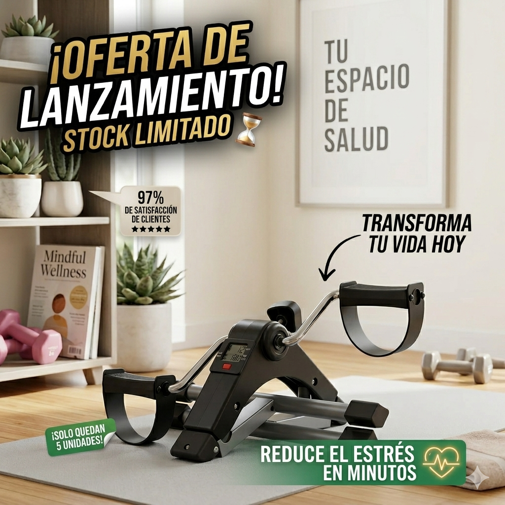 Mini Bicicleta Estática Ejercitador A Pedal Portátil Original