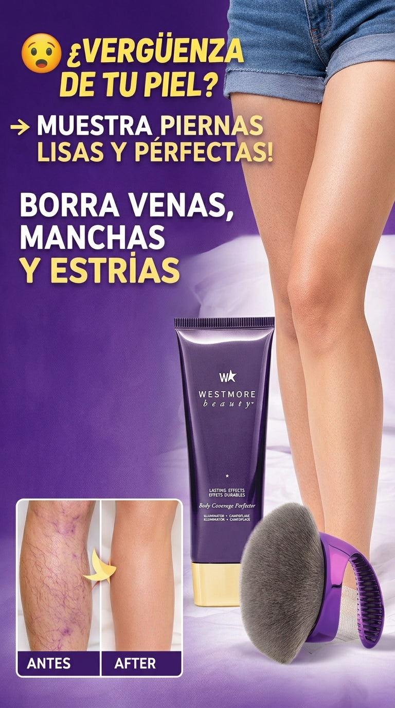 maquillaje corporal de alta cobertura