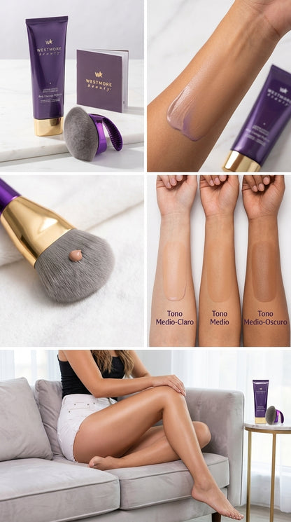 maquillaje corporal de alta cobertura