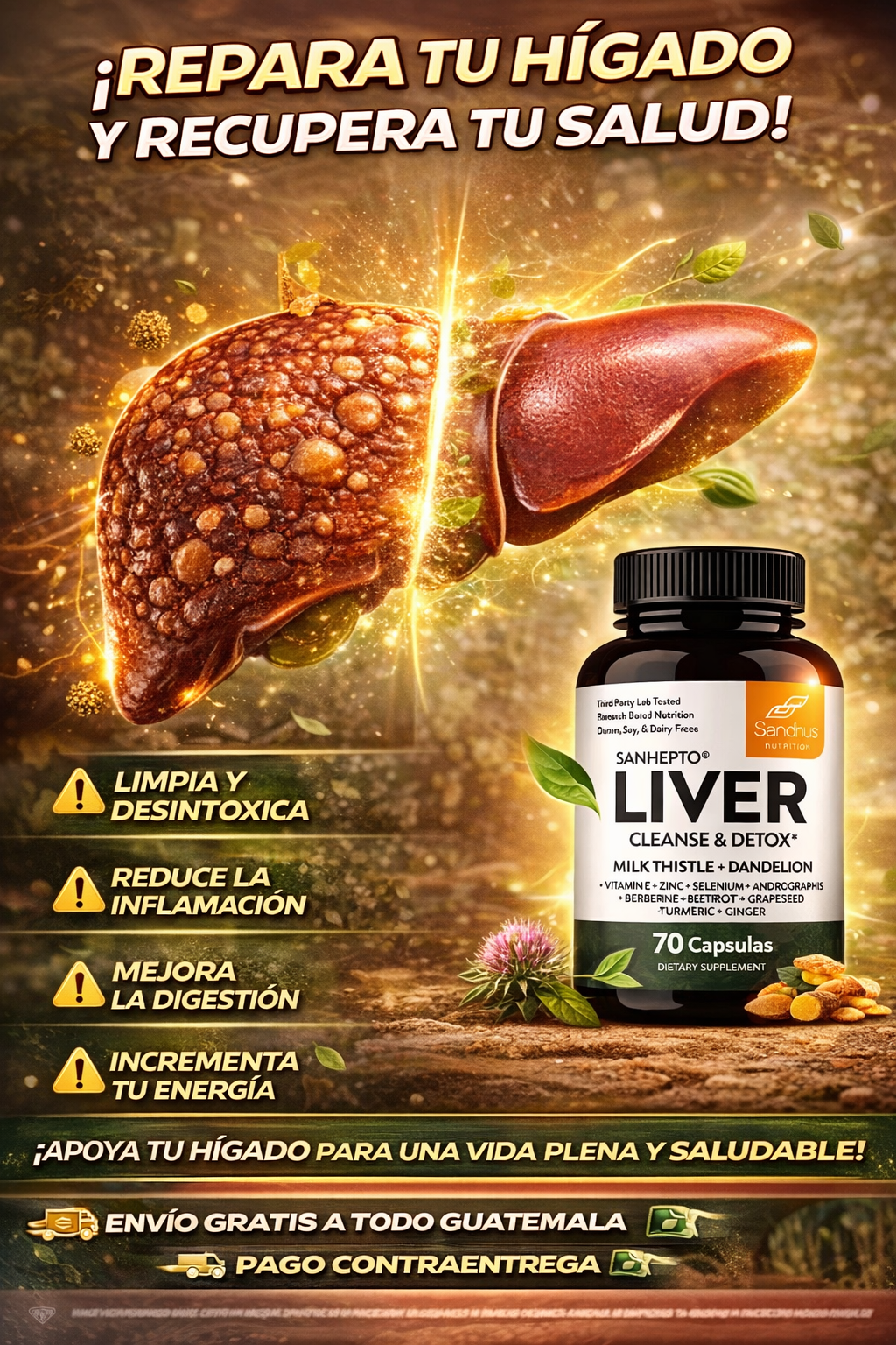 LIVER CLEANSE & DETOX – LIMPIEZA PROFUNDA Y