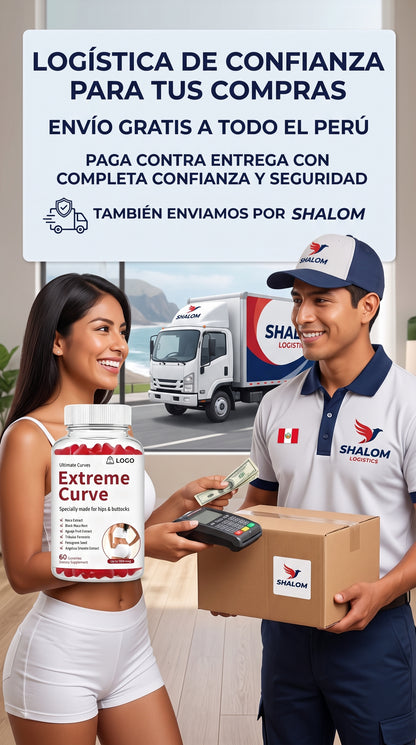 EXTREME CURVE GOMITAS PARA EL METABLISTO SIENTE FELIZ MUJER