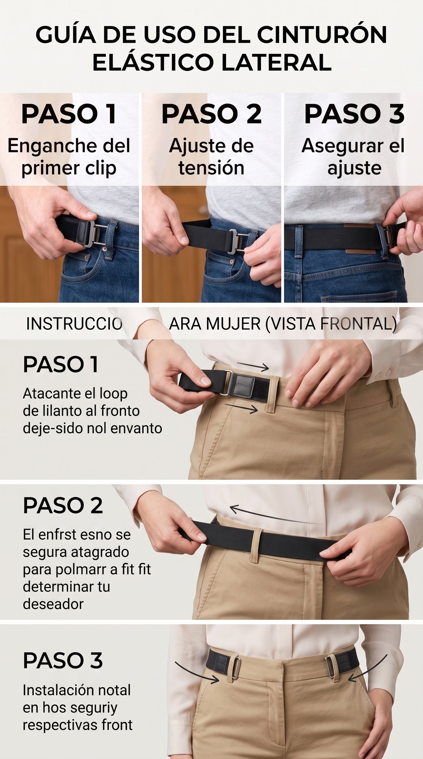 CINTURONES ELASTICOS  DE SEGURIDAD PREMIUM HERMES