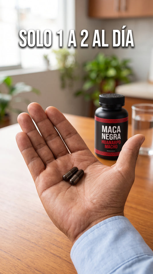 Maca Negra Premium Andrajus 6 en 1 - Pack 3 Frascos
