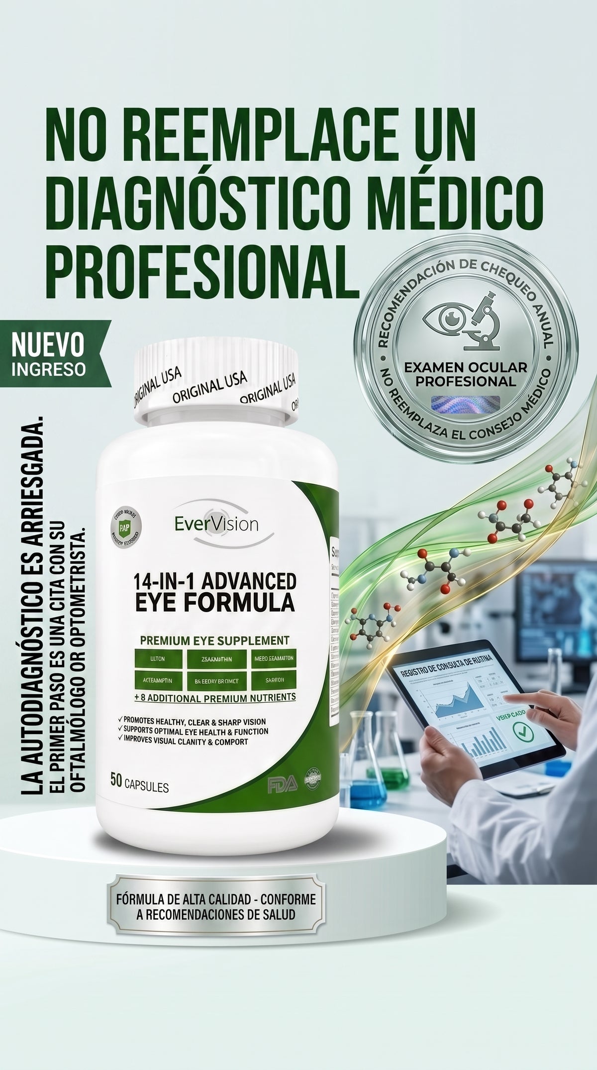 EVERVISION" 14-N-1 AVANCED EYE FORMULA