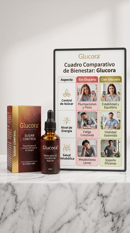 🔥 GLUCORA ORIGINAL | APOYA TU BIENESTAR METABÓLICO 🛡️ CON REGISTRO SANITARIO ✅