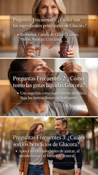 🔥 GLUCORA ORIGINAL | APOYA TU BIENESTAR METABÓLICO 🛡️ CON REGISTRO SANITARIO ✅