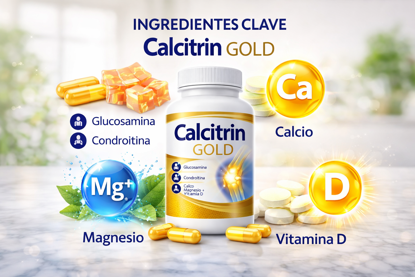 CALCITRIN GOLD - Cápsulas que desinflaman y fortalecen las articulaciones FB