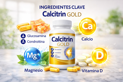 CALCITRIN GOLD - Cápsulas que desinflaman y fortalecen las articulaciones FB