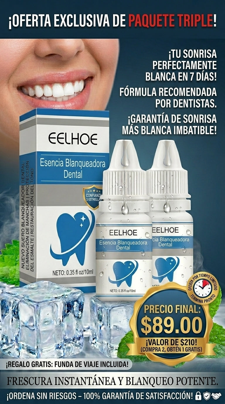 Solución para eliminar el sarro dental y las manchas Smilekit EELHOE™”