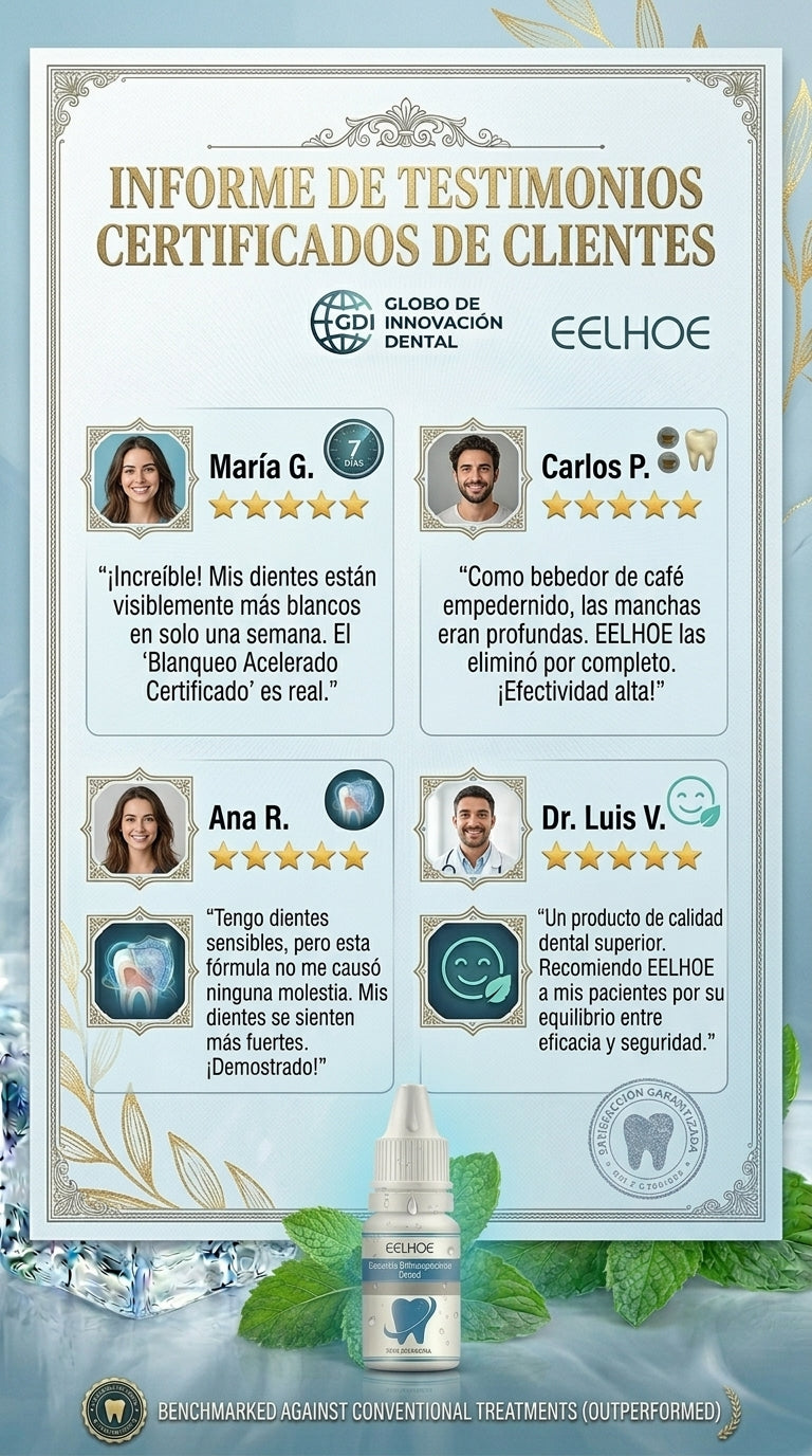 Solución para eliminar el sarro dental y las manchas Smilekit EELHOE™”