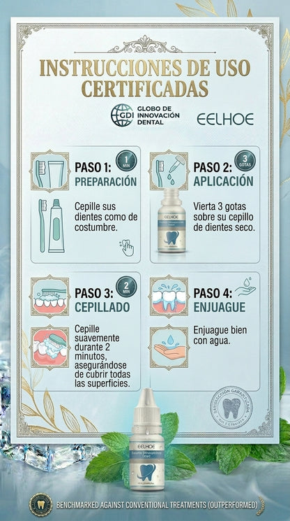 Solución para eliminar el sarro dental y las manchas Smilekit EELHOE™”