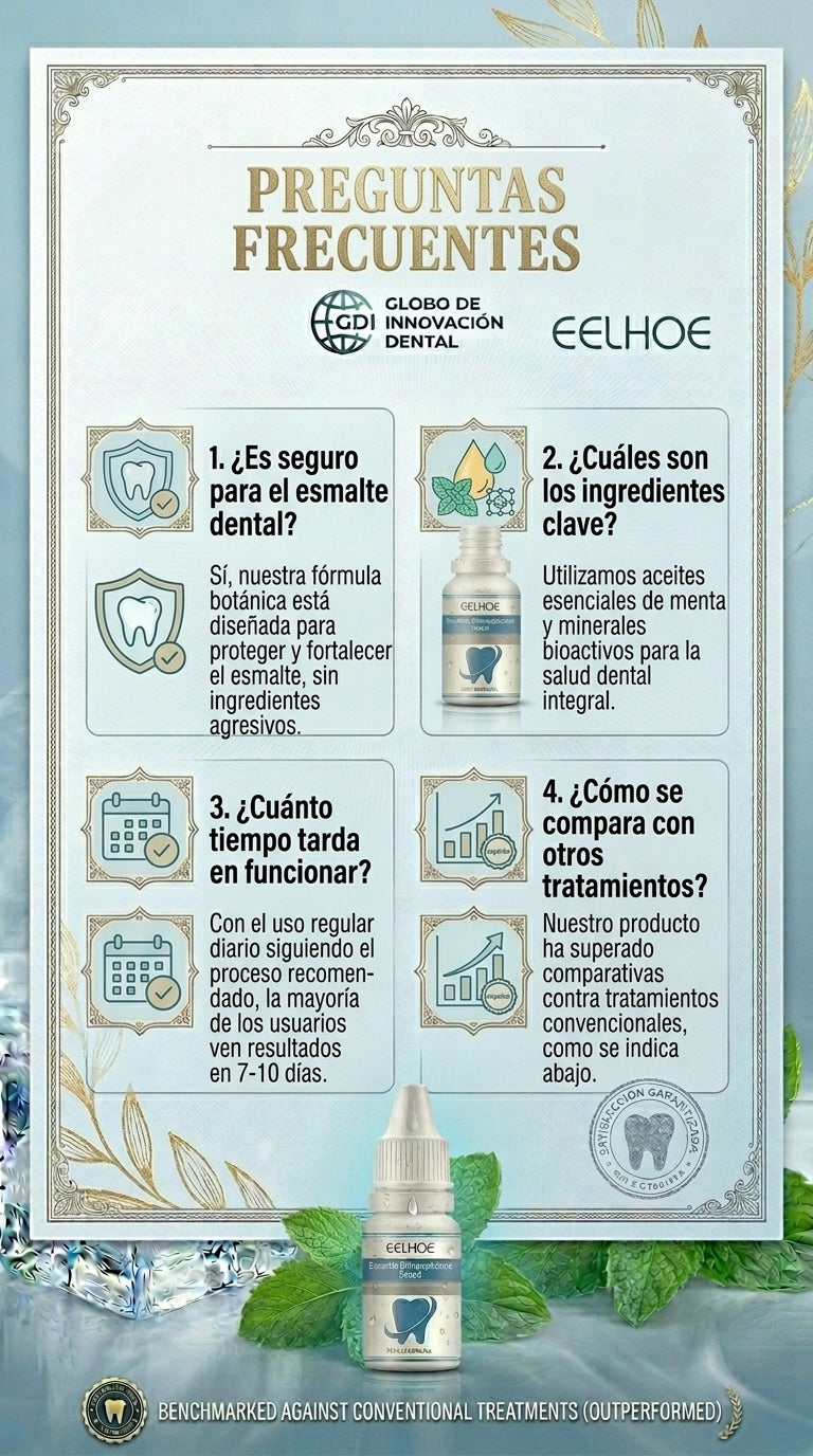 Solución para eliminar el sarro dental y las manchas Smilekit EELHOE™”