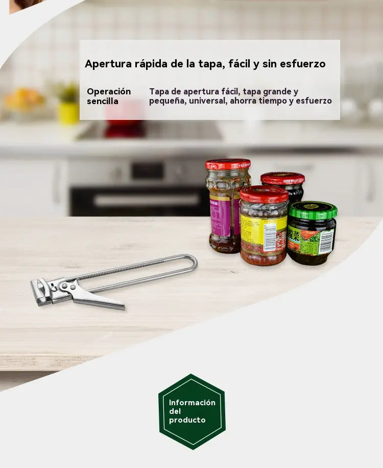 🥫Abridor de botellas multifuncional de acero inoxidable💥Oferta por tiempo limitado