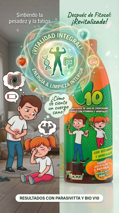 PARASIVITA Y MULTIVITAMINICO V10 JUNTOS ES EXITO... ¡¡APROVECHA¡¡