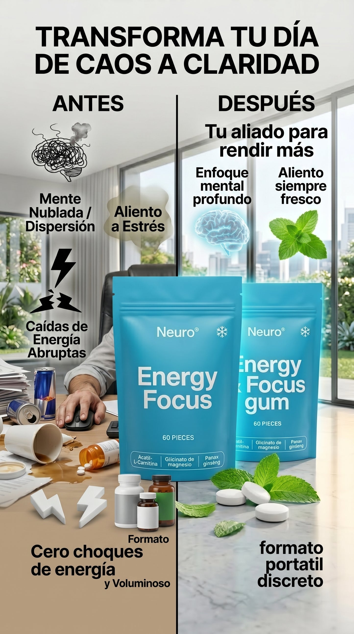 ⚡🔥 ¡ENERGÍA Y ENFOQUE TOTAL PARA DOMINAR TU DÍA! 🚀🧠💥 PRUEBALO YA