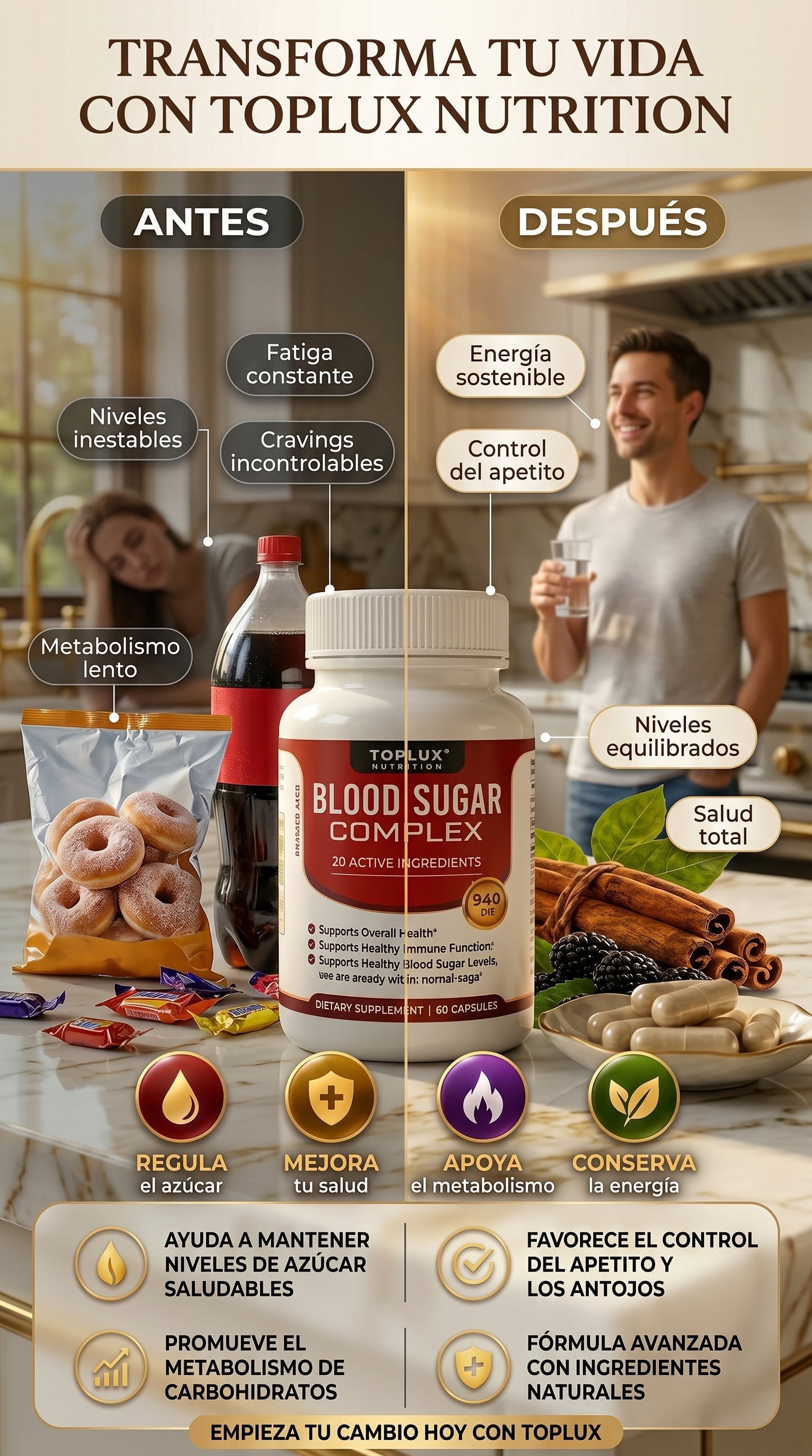 🩸🔥 BOOD SUGAR COMPLEX 🔥🩸 💚⚡ CONTROL NATURAL DEL AZÚCAR EN LA SANGRE ⚡💚