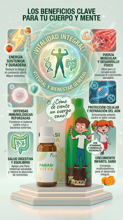 PARASIVITA Y MULTIVITAMINICO V10 JUNTOS ES EXITO... ¡¡APROVECHA¡¡