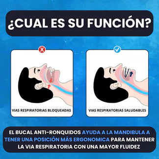 Bucal anti-ronquidos y anti-apnea