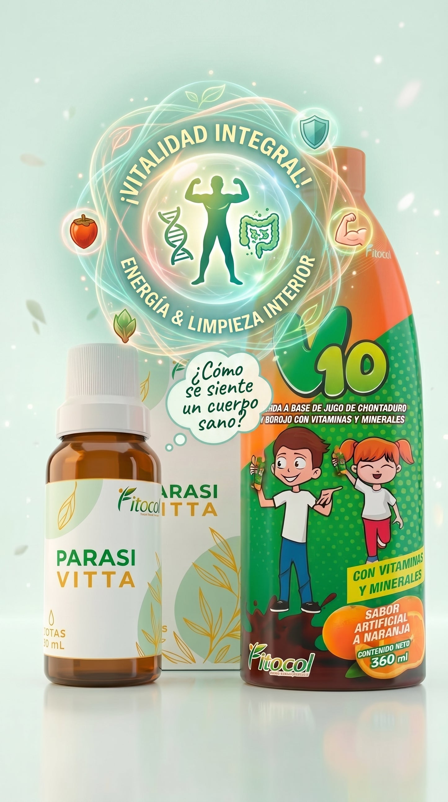 PARASIVITA Y MULTIVITAMINICO V10 JUNTOS ES EXITO... ¡¡APROVECHA¡¡
