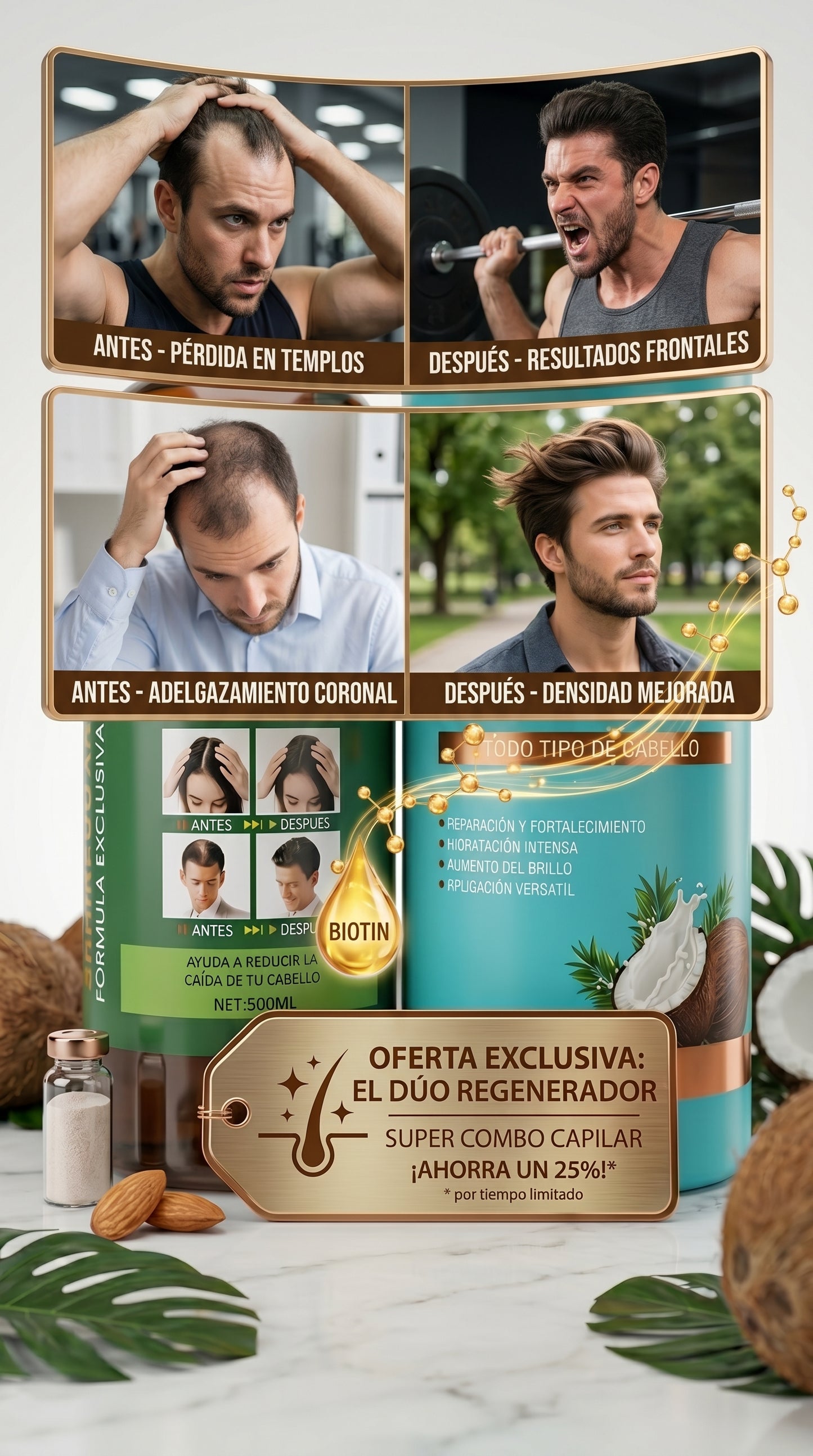 💖✨ ¡Transforma tu cabello con MCBELL + Botox Capilar Flower Secret! 💇‍♀️🔥 Reparación profunda y brillo extremo 😱