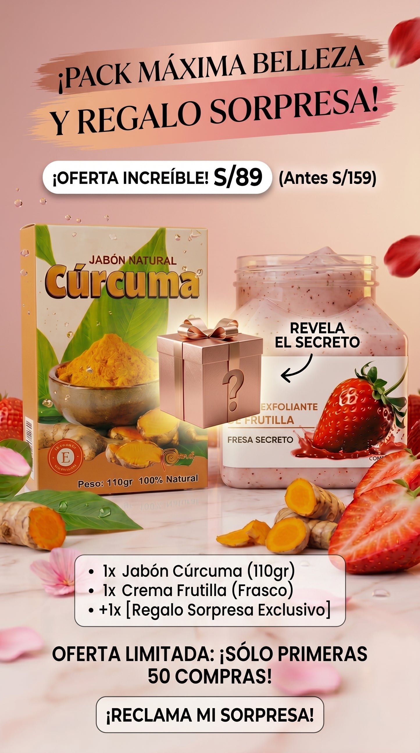 🍓✨ FLOWER SECRET FRUTILLA 🌸 “EXFOLIA, HIDRATA Y ENAMORA CON SU AROMA” 🌸
