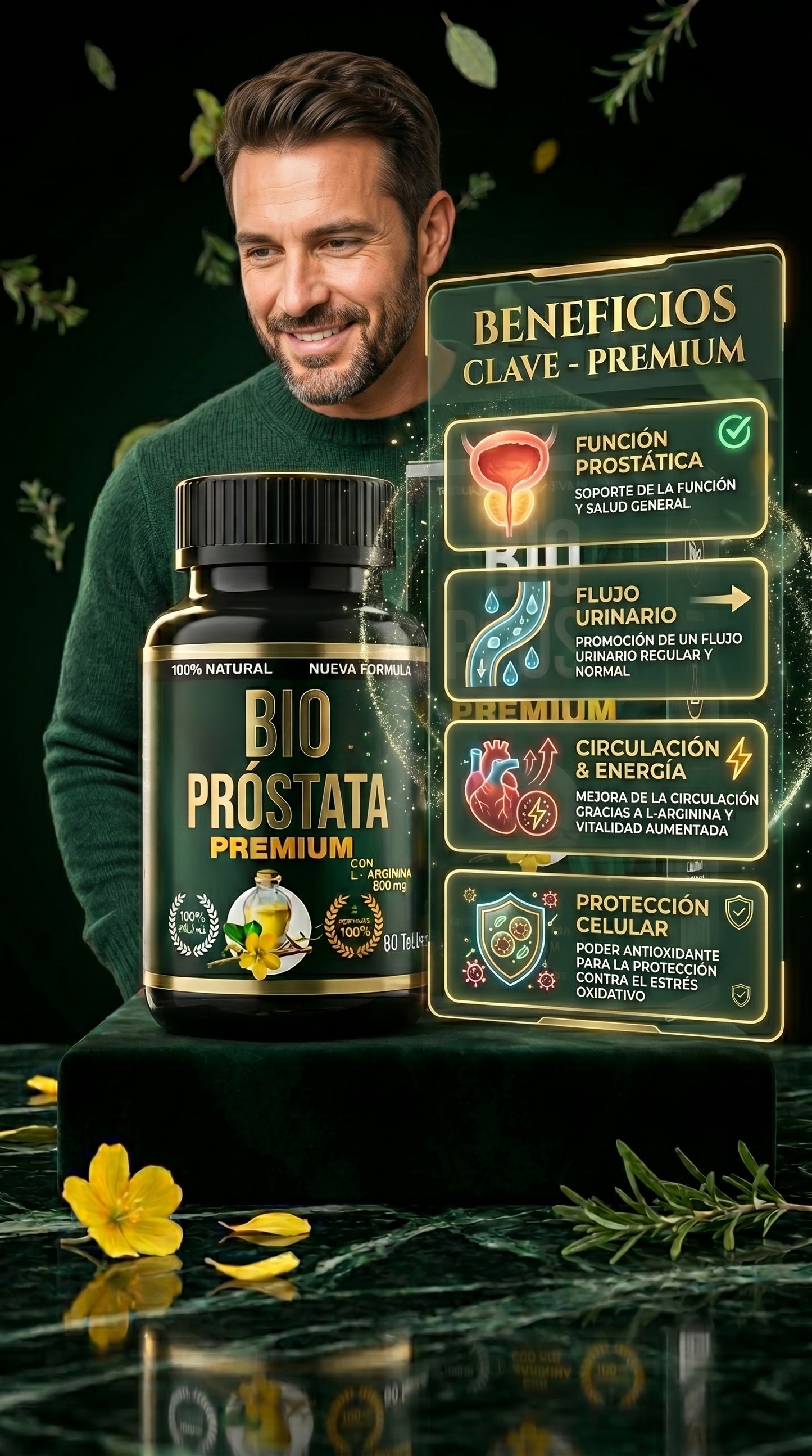 🚹 BIO PROST PREMIUM | PROTEGE TU PRÓSTATA Y RECUPERA TU TRANQUILIDAD 💙