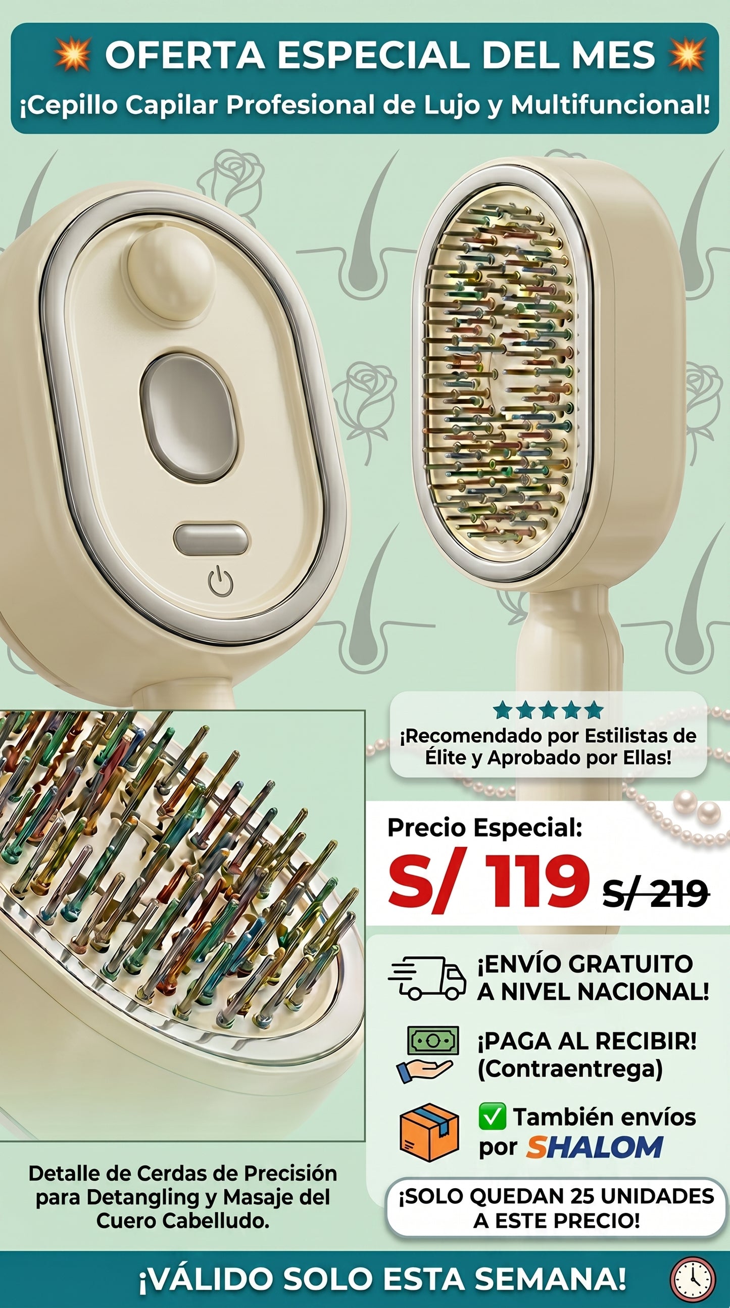 ✨🐾 ¡PRESENTAMOS EL REVOLUCIONARIO DESENREDADOR  CAPILAR MUTIFUNCINAL SONIC GROOM! 🐾✨