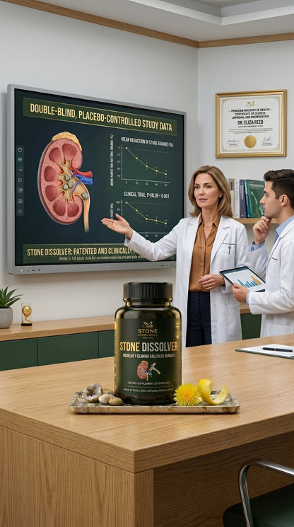 CANSADO DEL DOLOR POR CÁLCULOS RENALES? DALE A TU CUERPO EL APOYO QUE NECESITA STONE DISSOLVER