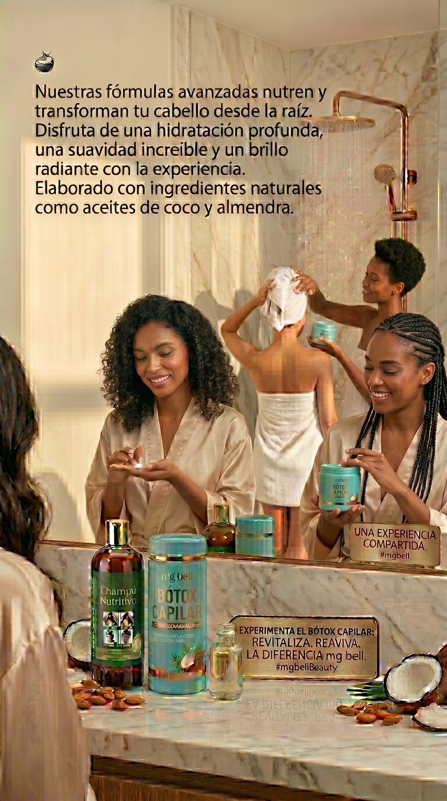 💖✨ ¡Transforma tu cabello con MCBELL + Botox Capilar Flower Secret! 💇‍♀️🔥 Reparación profunda y brillo extremo 😱