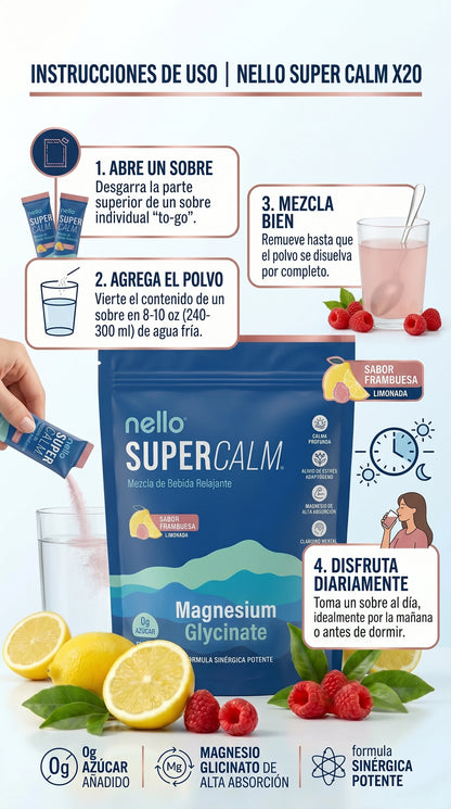 ¿ ESTRES Y KILOS DE MAS? NELLO. SUPER CALM. ¡¡ NUEVA FORMULA ¡¡