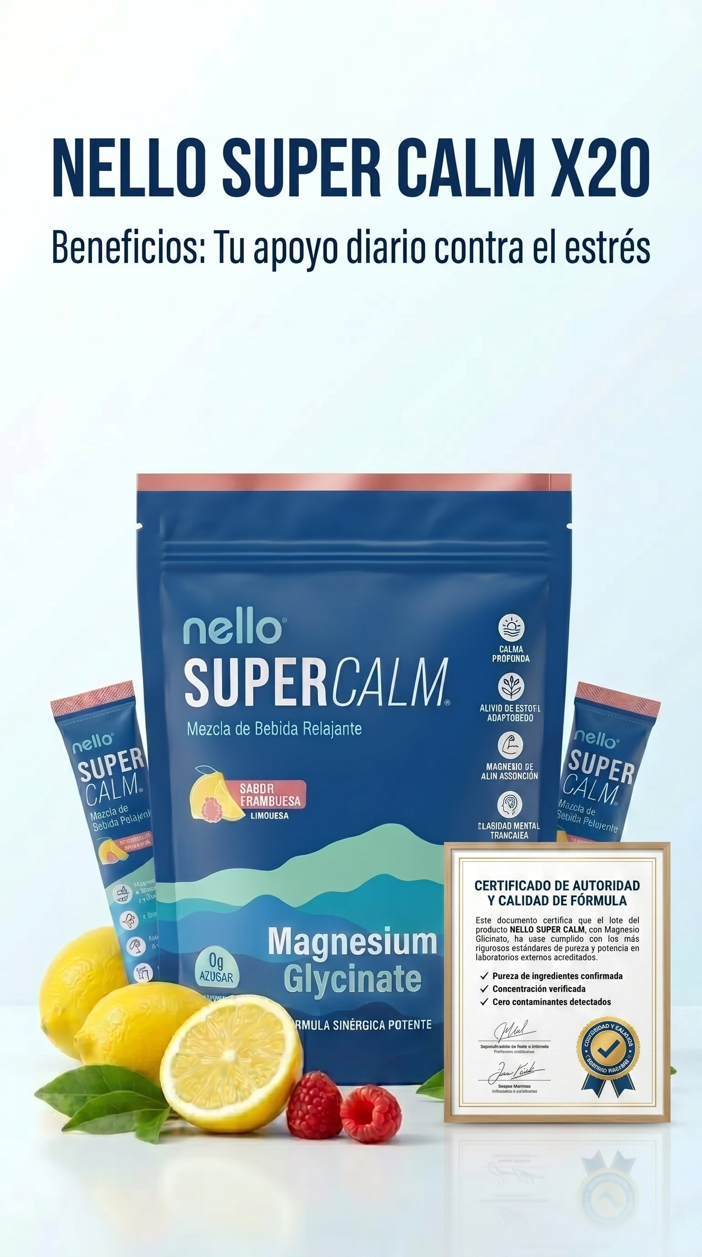 ¿ ESTRES Y KILOS DE MAS? NELLO. SUPER CALM. ¡¡ NUEVA FORMULA ¡¡