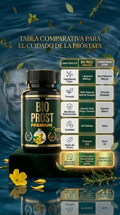 🚹 BIO PROST PREMIUM | PROTEGE TU PRÓSTATA Y RECUPERA TU TRANQUILIDAD 💙