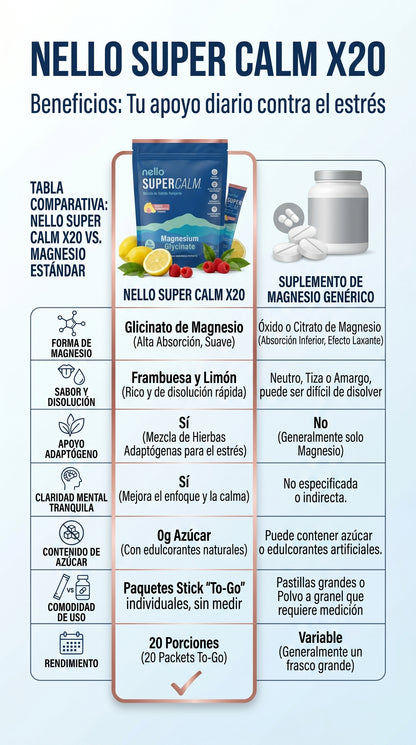 ¿ ESTRES Y KILOS DE MAS? NELLO. SUPER CALM. ¡¡ NUEVA FORMULA ¡¡