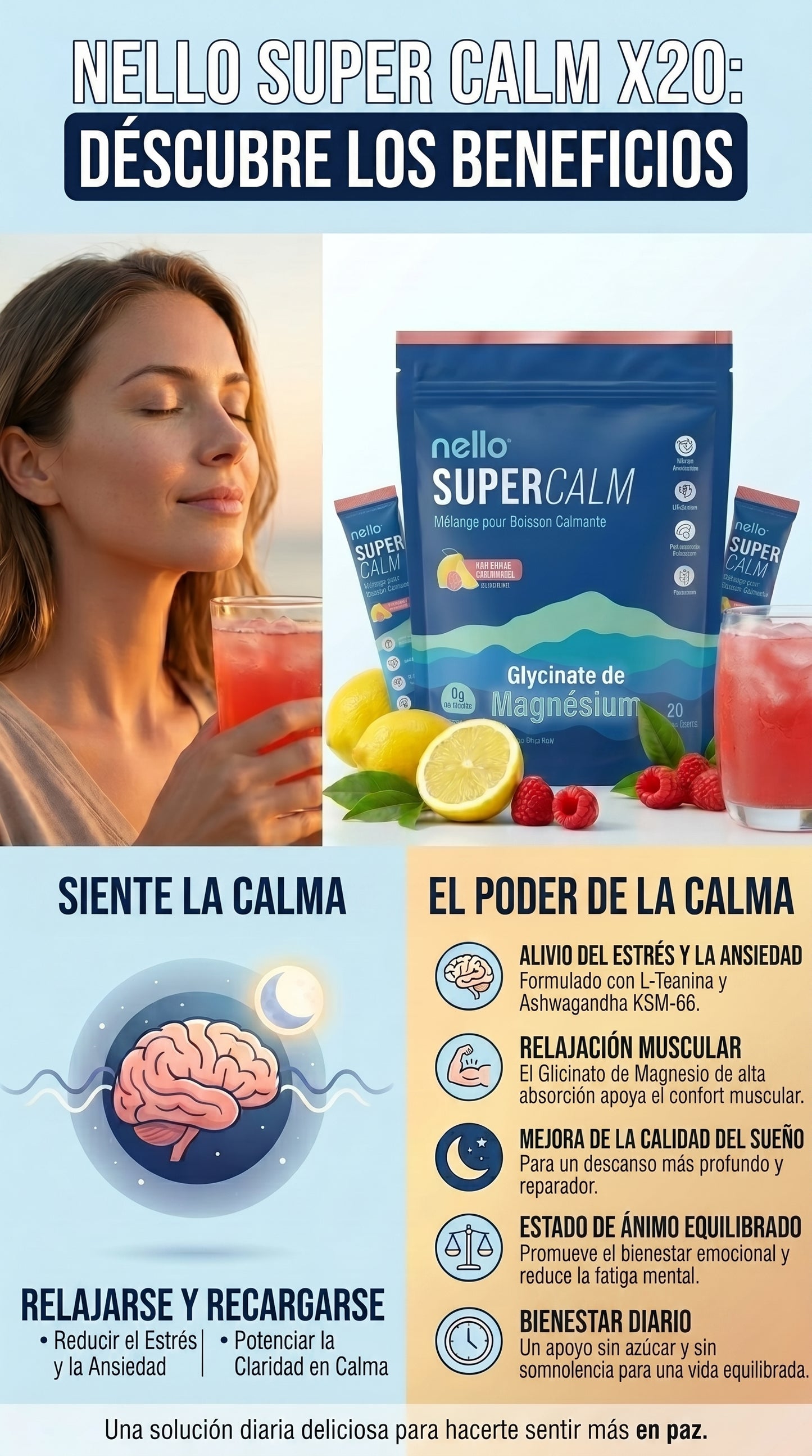¿ ESTRES Y KILOS DE MAS? NELLO. SUPER CALM. ¡¡ NUEVA FORMULA ¡¡
